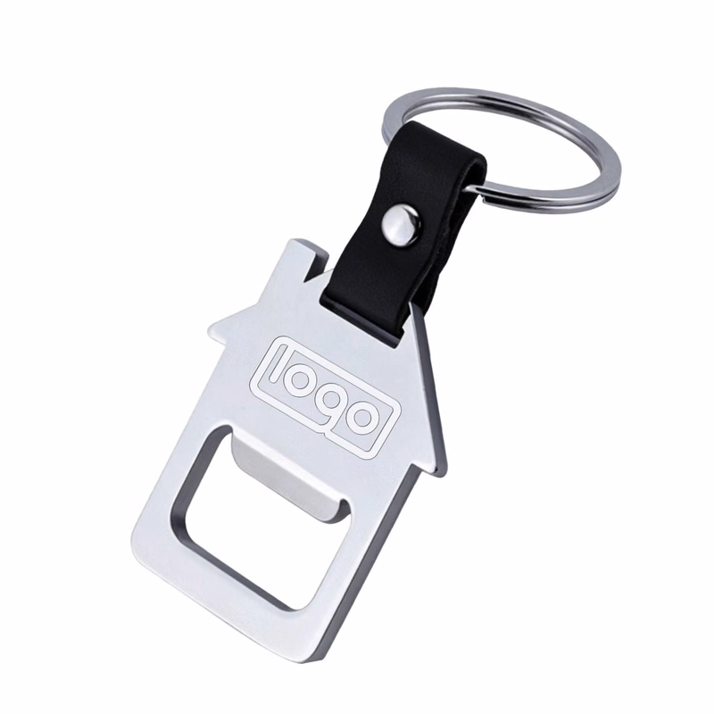 House-Shaped Bottle Opener Keychain
