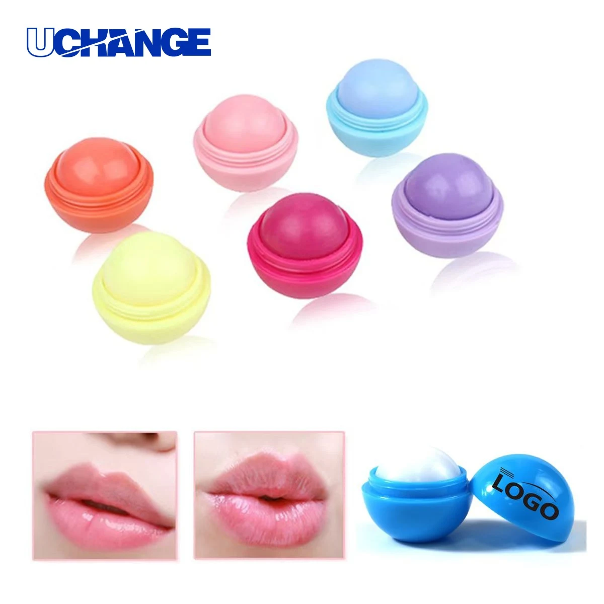 Beauty Round Shape Lip Balm Moisturizer 1