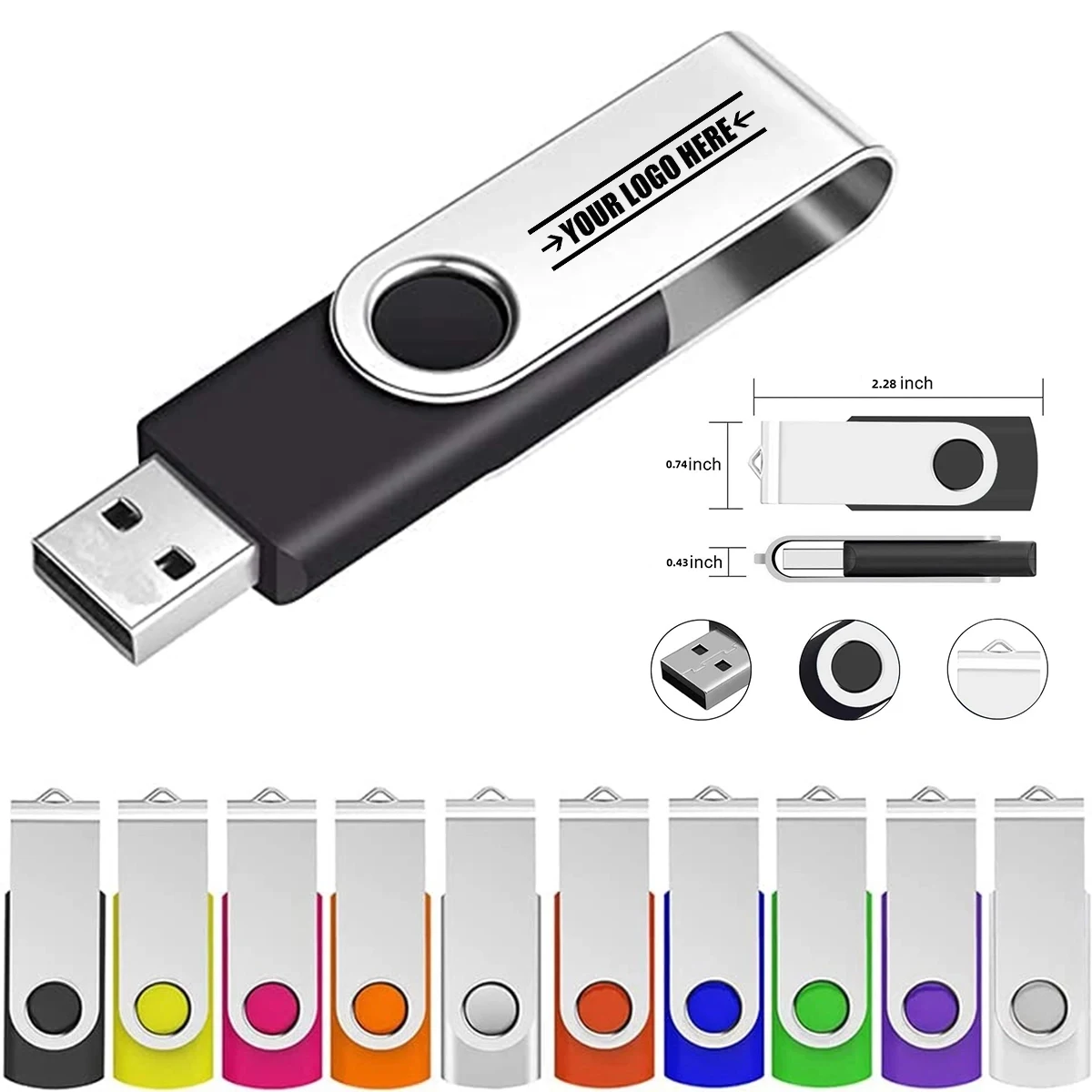 8G Bulk Flash Drives Thumb Drive USB U Disk 1