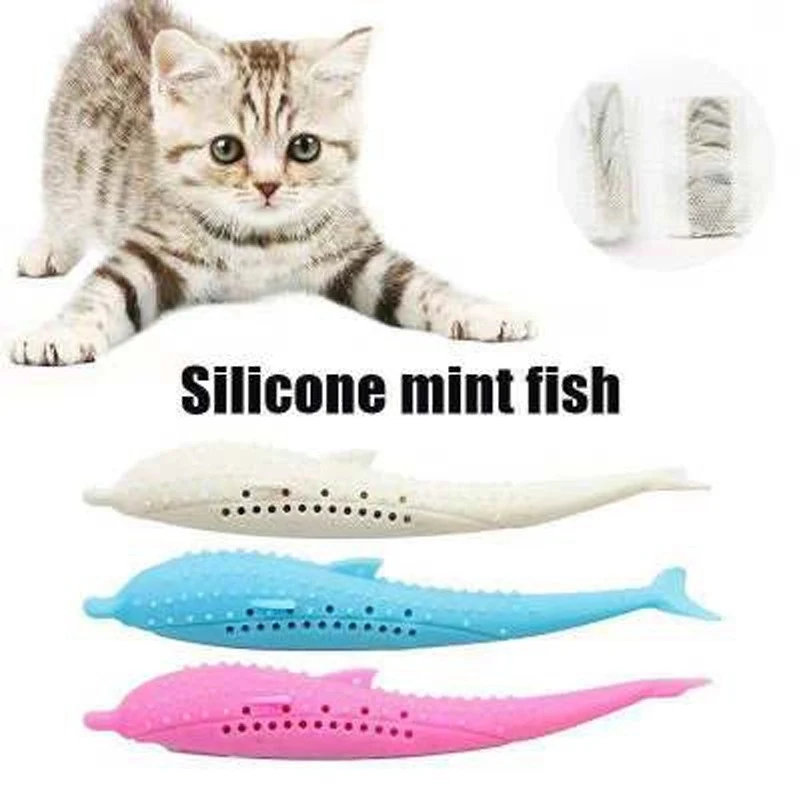 Cat Mint Fish Chew Toy 1