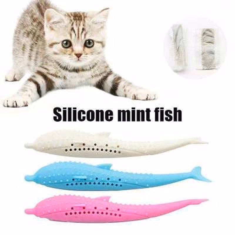 Cat Mint Fish Chew Toy