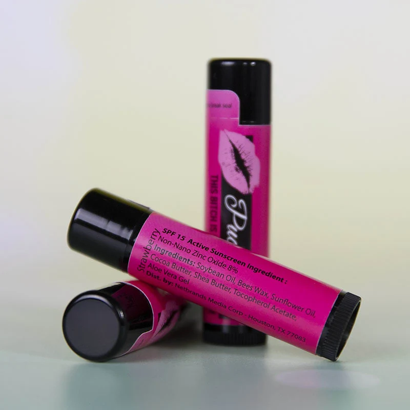 Custom SPF 15 Beeswax Lip Balms - Full Color 1