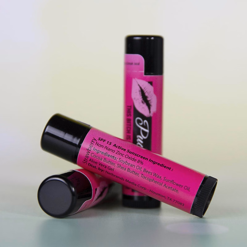 Custom SPF 15 Beeswax Lip Balms - Full Color