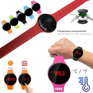 Wrist Thermometer With Bracelet Watch And Digital LCD Display 1