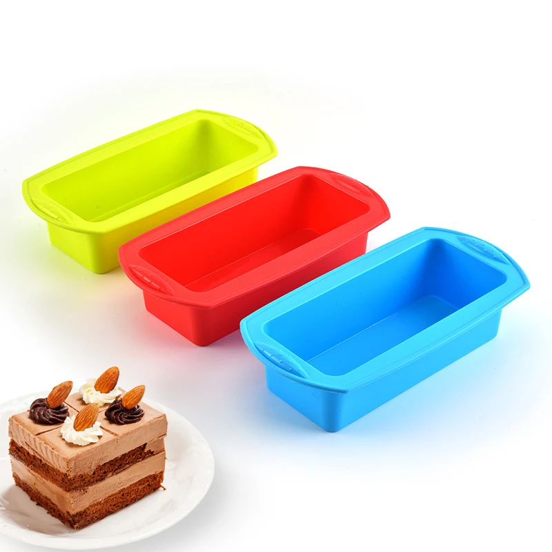 Bread Mold Silicone Rectangle Cake Loaf Pan Nonstick Baking 1