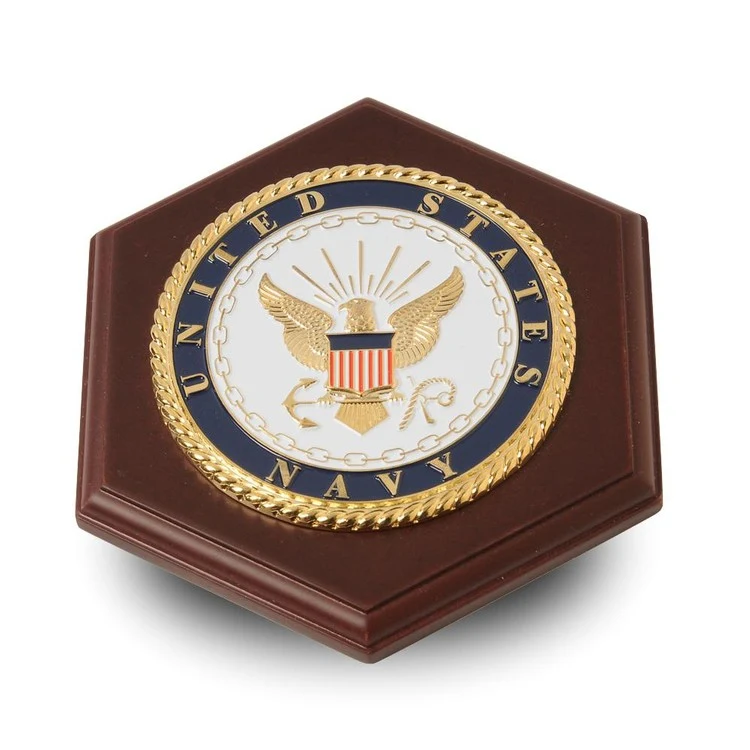 U.S. Navy Medallion Paperweight 1