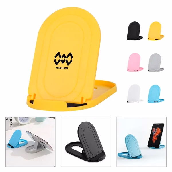 Custom Foldable Adjustable Phone Stand 4.13 x 2.36 Full Color — Portable Mobile Accessory