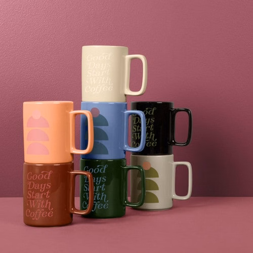 TALL NEST MUG - 13OZ CERAMIC