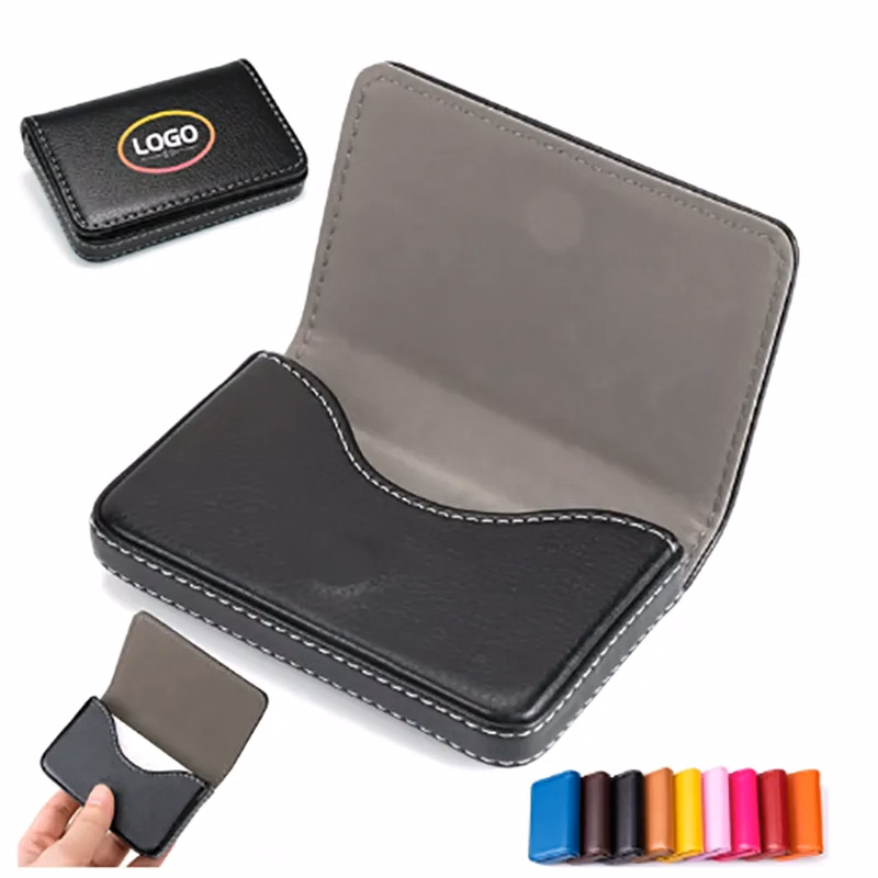 Business Name Card Holder With Magnetic Shut