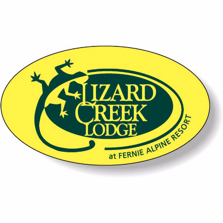 Fluorescent Chartreuse Flexo-Printed Stock Oval Roll Label (1''x1.75")