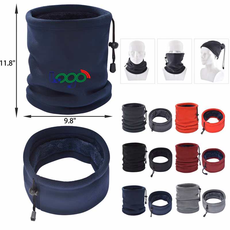 MOQ 50 PCS Stylish Multifunctional Fleece Neck Gaiters