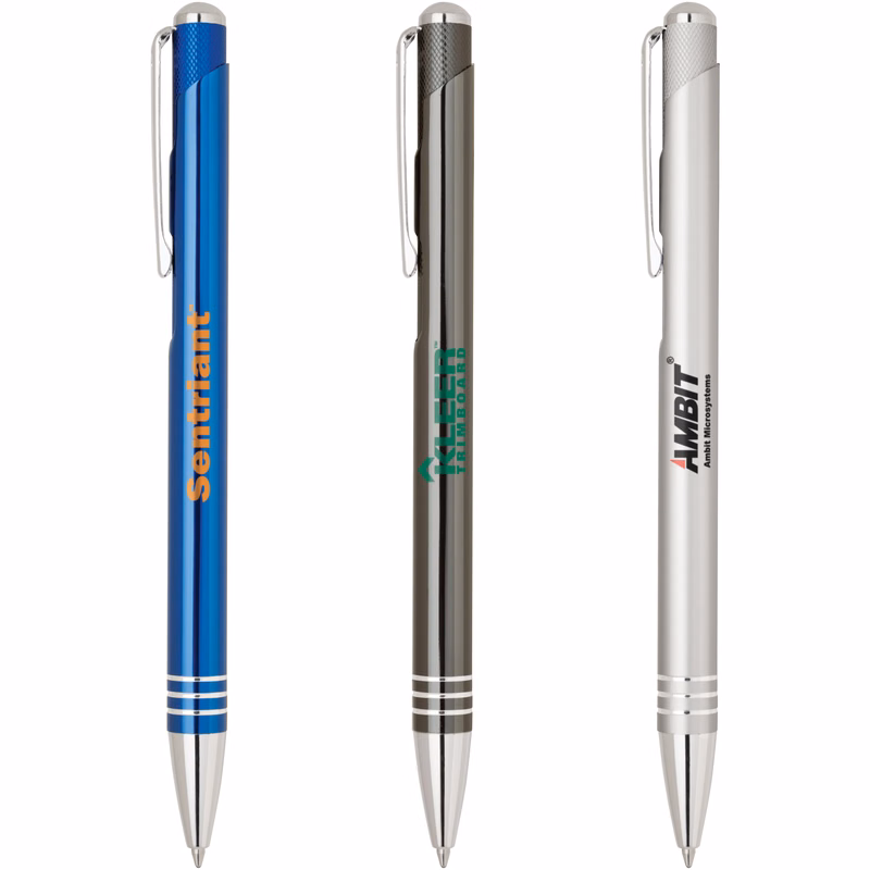 Klavier-III Aluminum Ballpoint Pen with Knurled Plunger