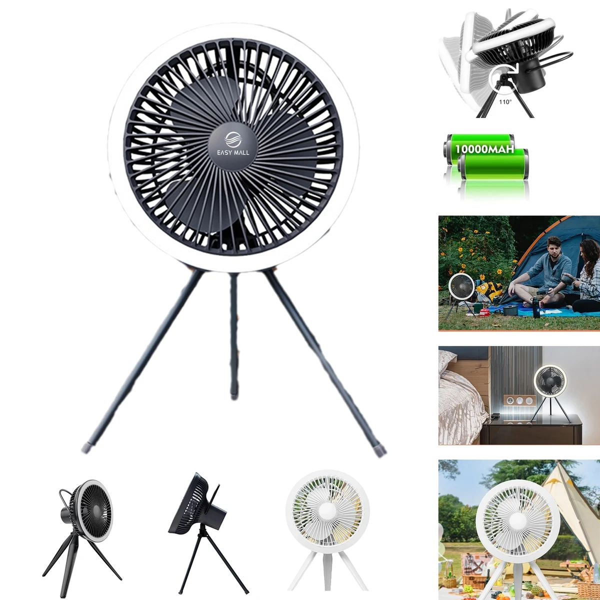 Camping Fan with Led 1