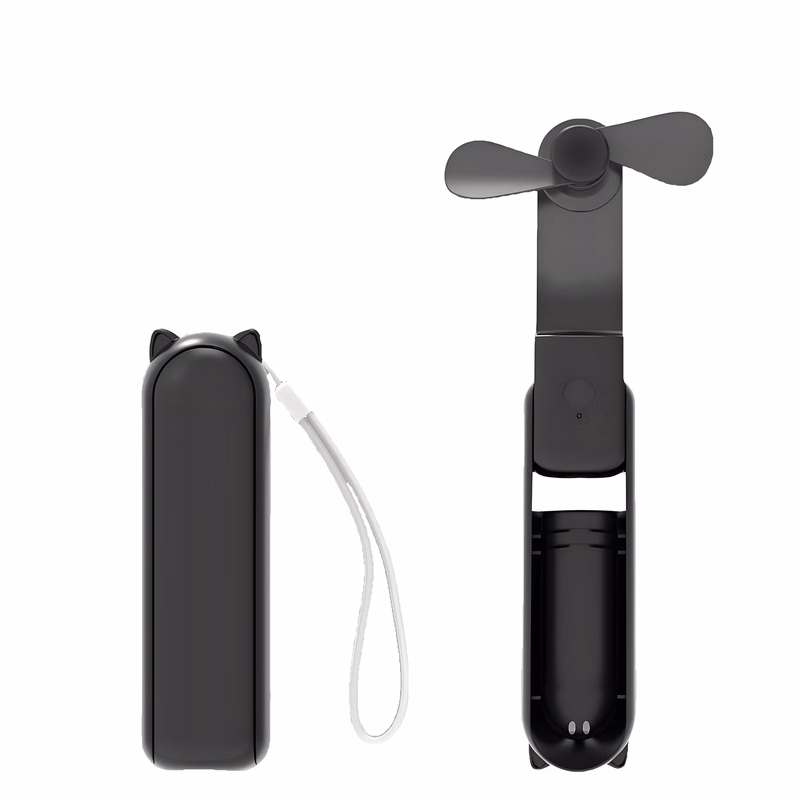 Portable Handheld Fan with Built-in Power Bank