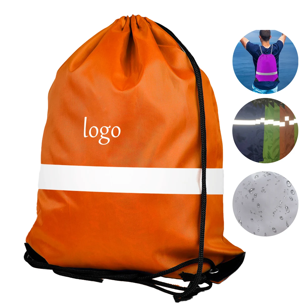 Safety Drawstring Backpack 1