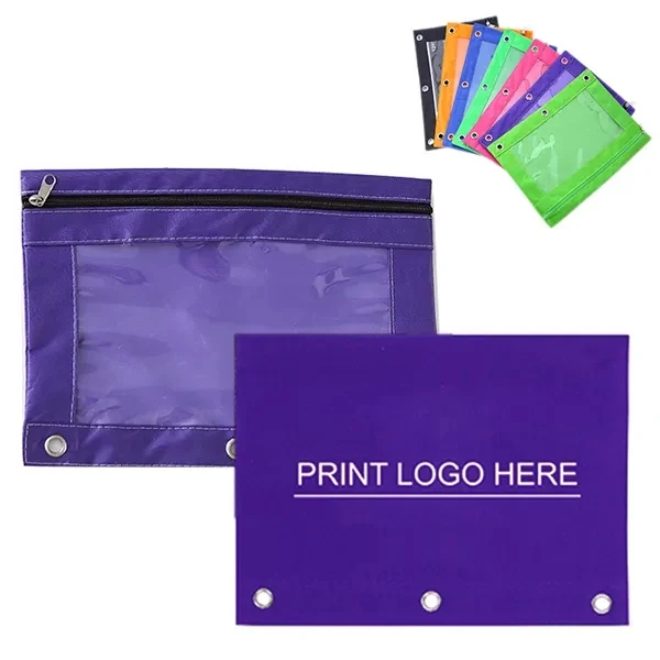 10x7 Pencil Pouch With PVC Window 1