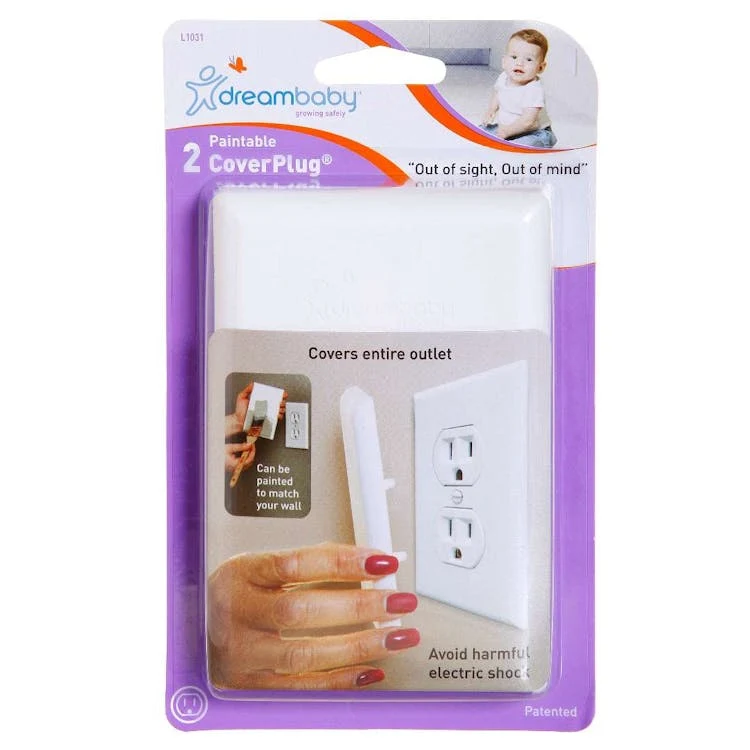 Baby Safety Cover Plugs - Paintable 2 Packs 1