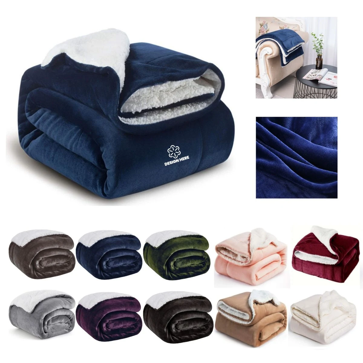Classic Winter Blanket Double Sided 1