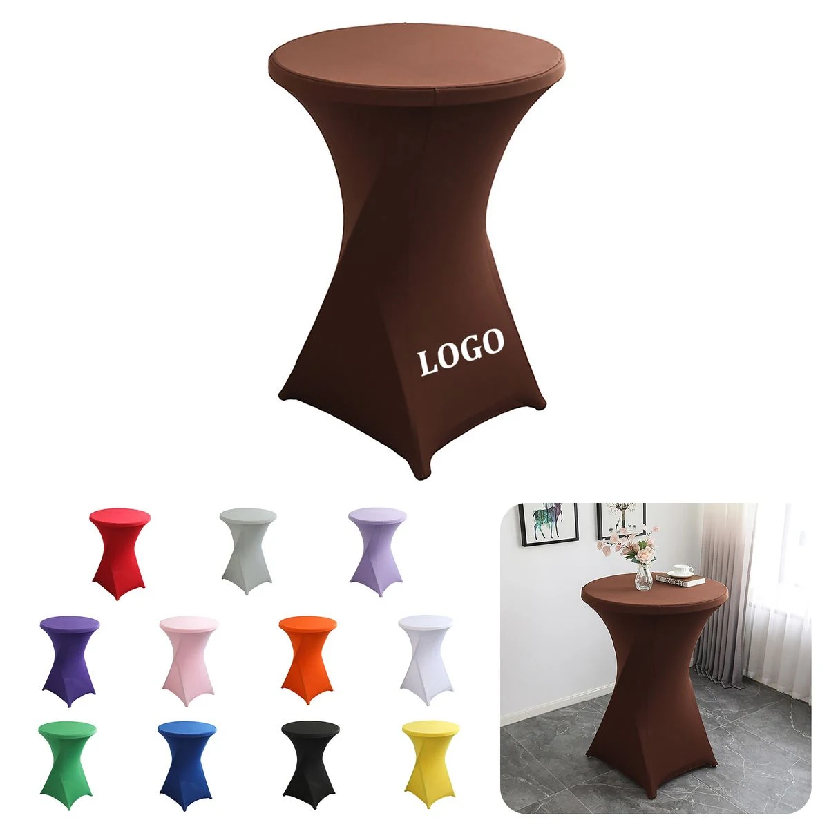 Round Elastic Table Cover 1