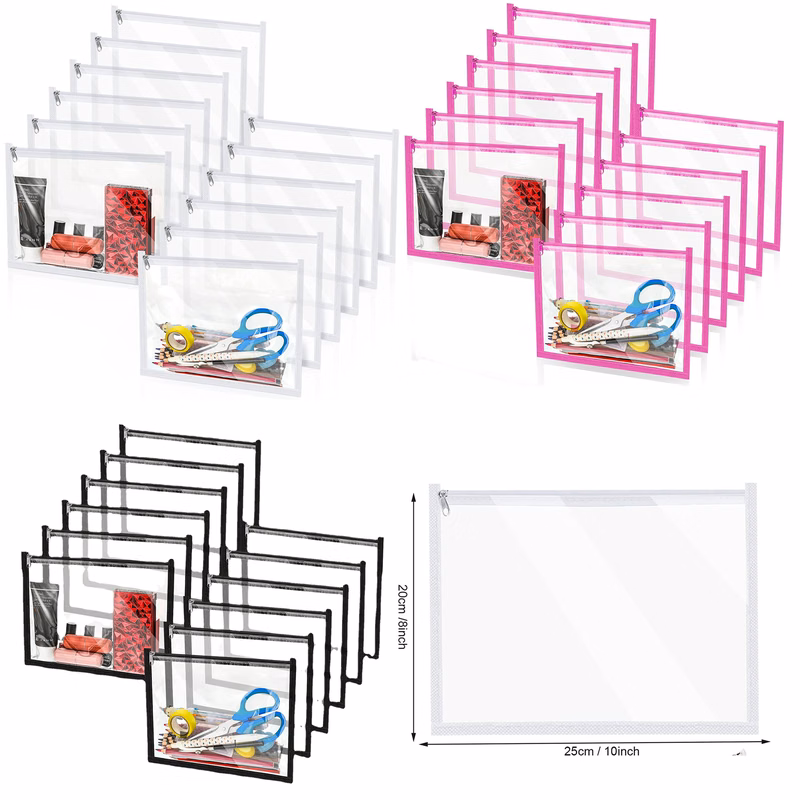 Clear Zipper Pouches PVC Waterproof Pouch