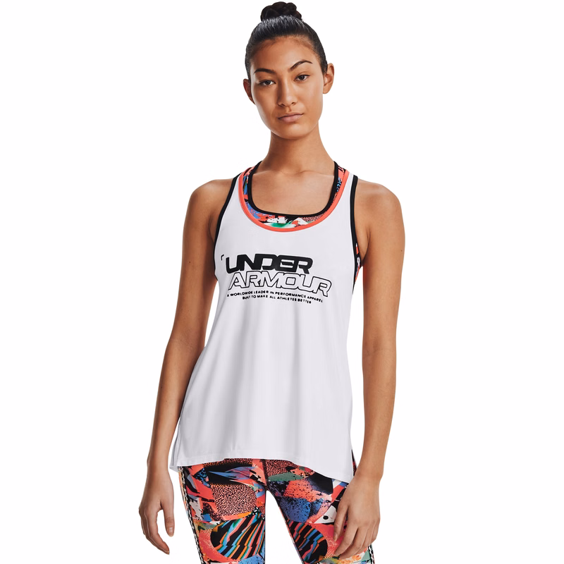 UA Knockout Colorblock Graphic Women's Tank