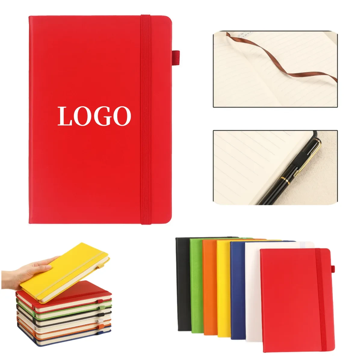 A5 Journal with Pen Strap 1