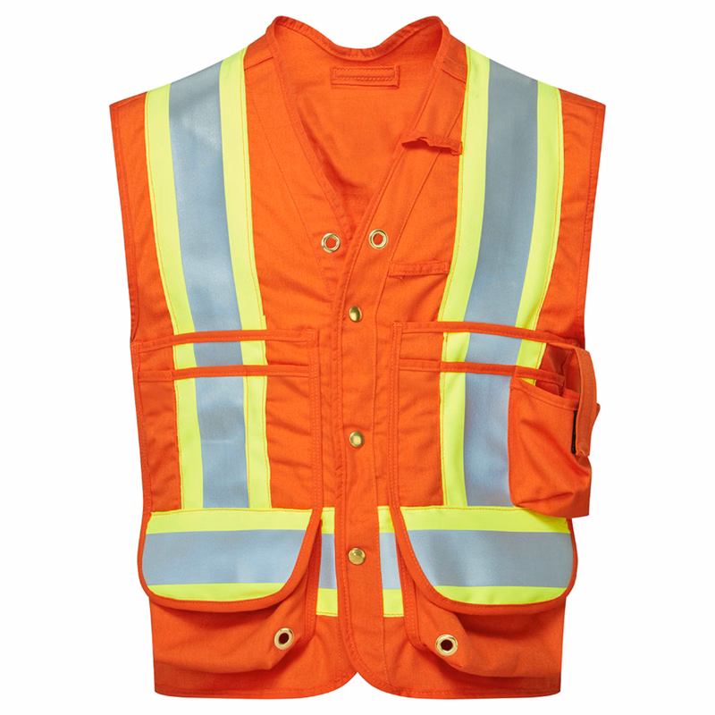 PORTWEST® Premium Ultrasoft 7oz FR Surveyor Vest w/ Flame & ARC Resistance