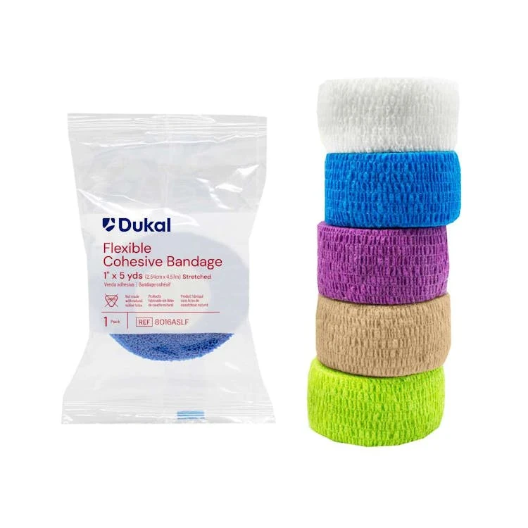 Non-Sterile Non-Latex Cohesive Bandages 1" x 5 yds 1