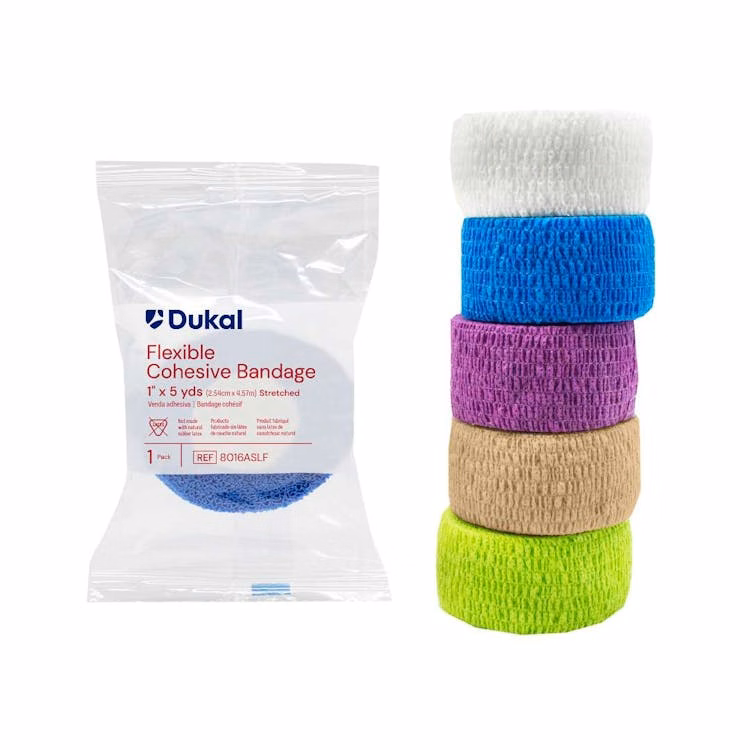 Non-Sterile Non-Latex Cohesive Bandages 1" x 5 yds