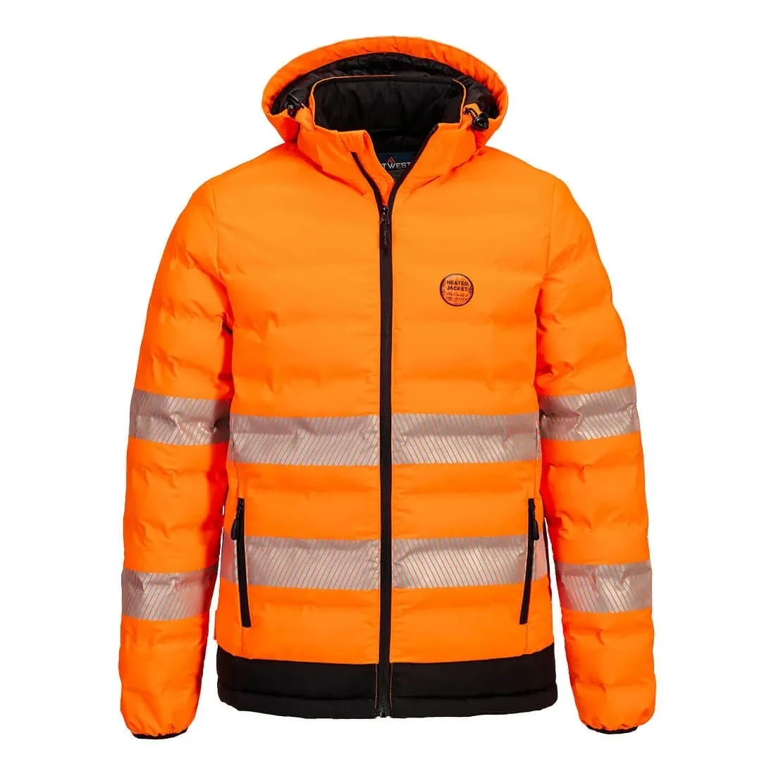 Hi Vis Ultrasonic Heated Tunnel Jacket 1