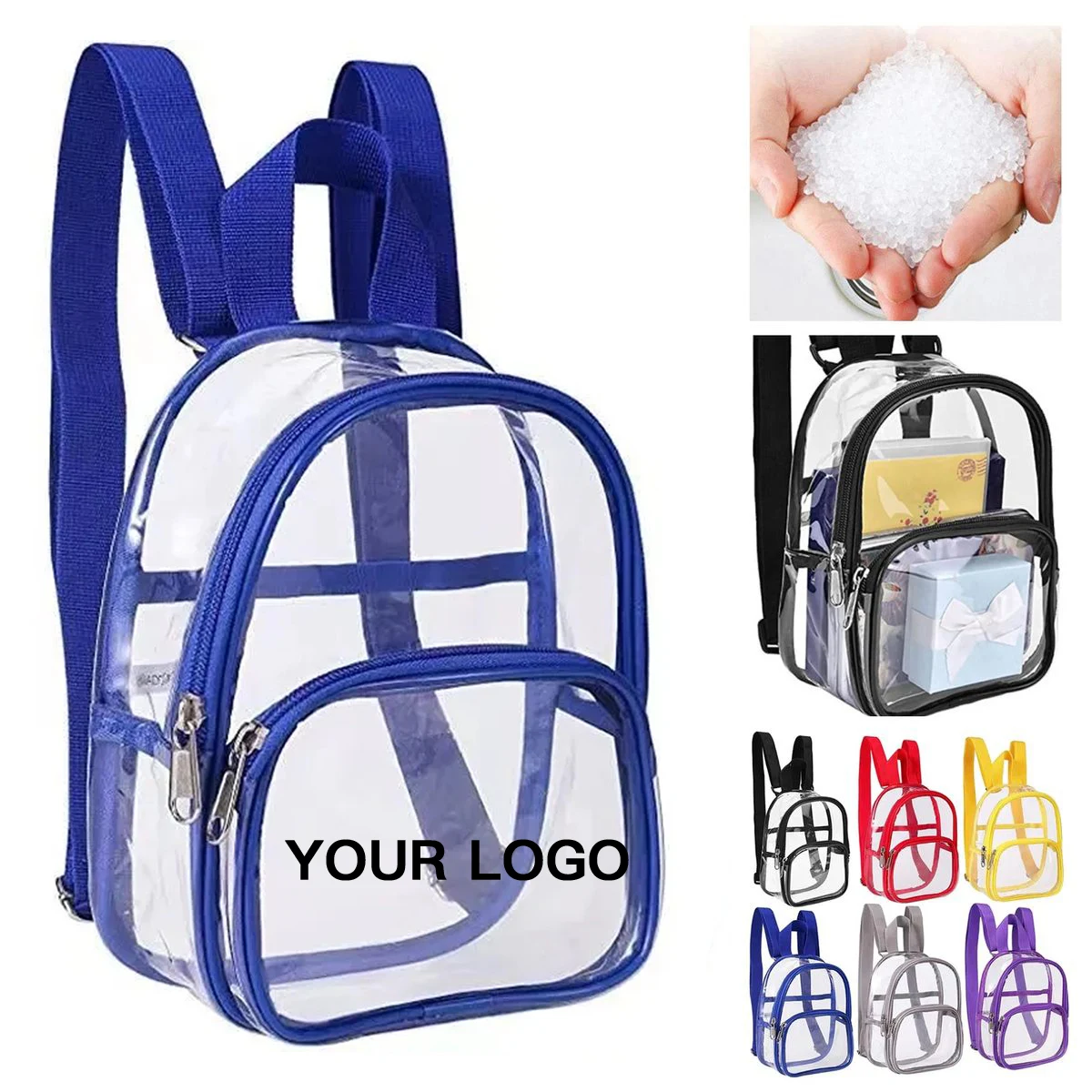 Waterproof Clear Mini Backpack for Concert Use 1