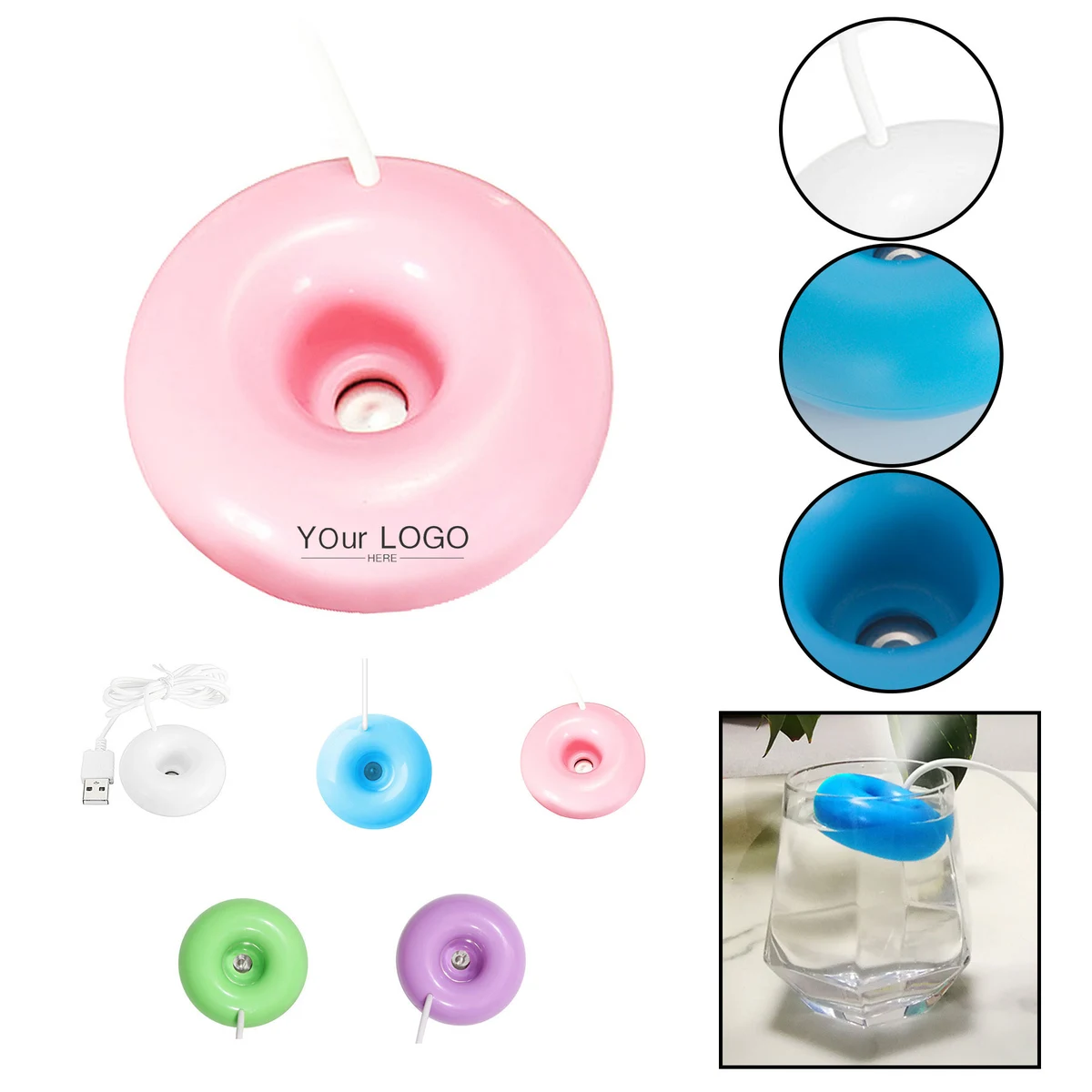 Donut Usb Nebulizer Humidifier Hydrating 1