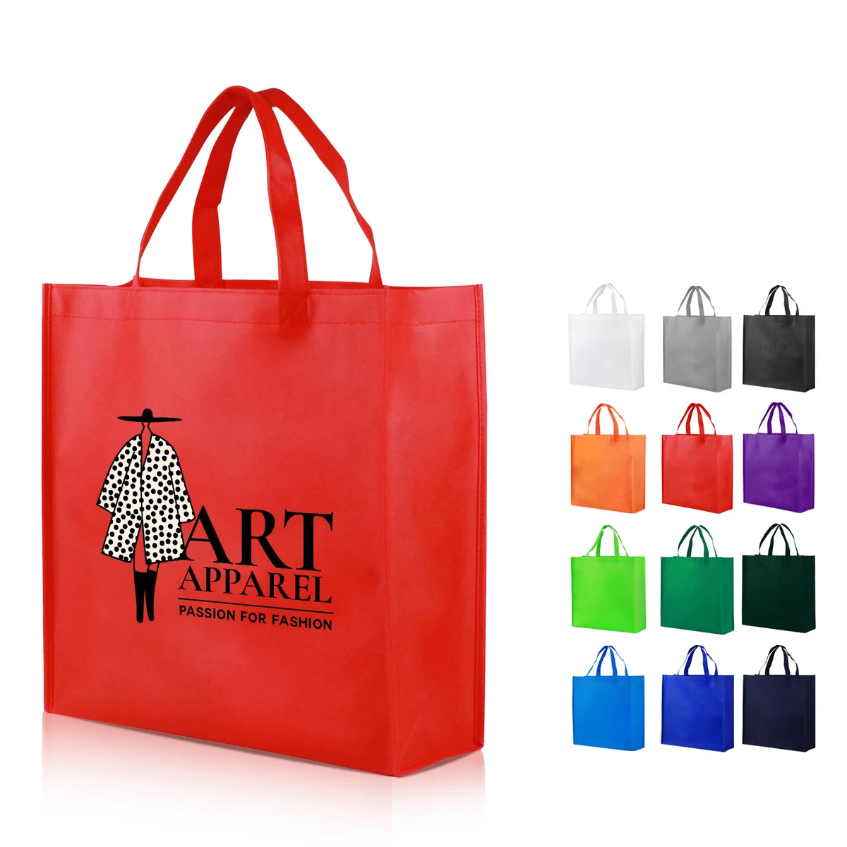 Non-Woven Grocery Tote Bag(15''X15"X5") 1