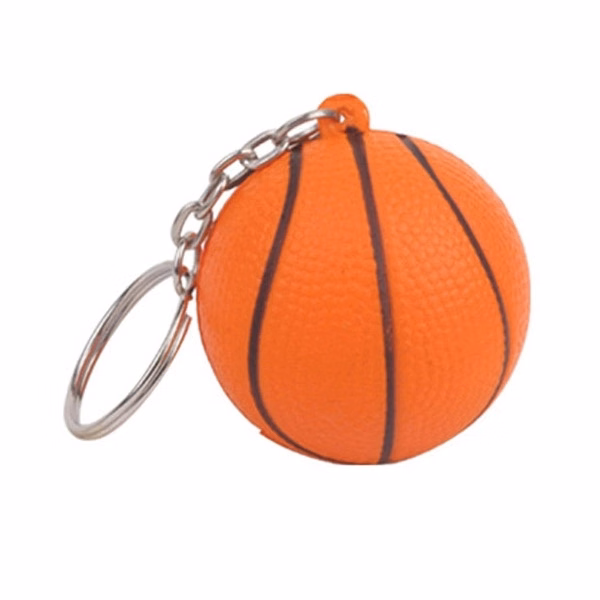 Basketball Stress Reliever Keyring