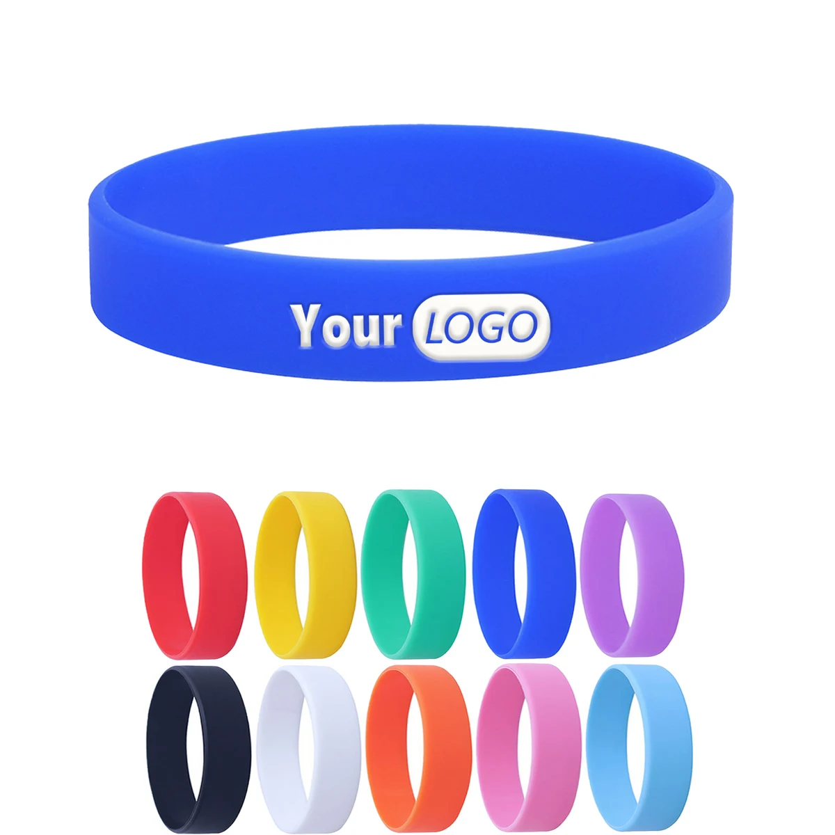 Custom Engraved Personalized Silicone Wristband 1