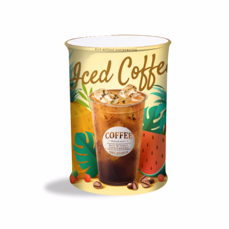 Spring Up Display Counter - Deluxe Black