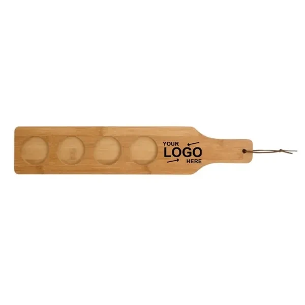 Custom Bamboo Beverage Tray With Non-Slip Design — Premium Bar & Home Service 1