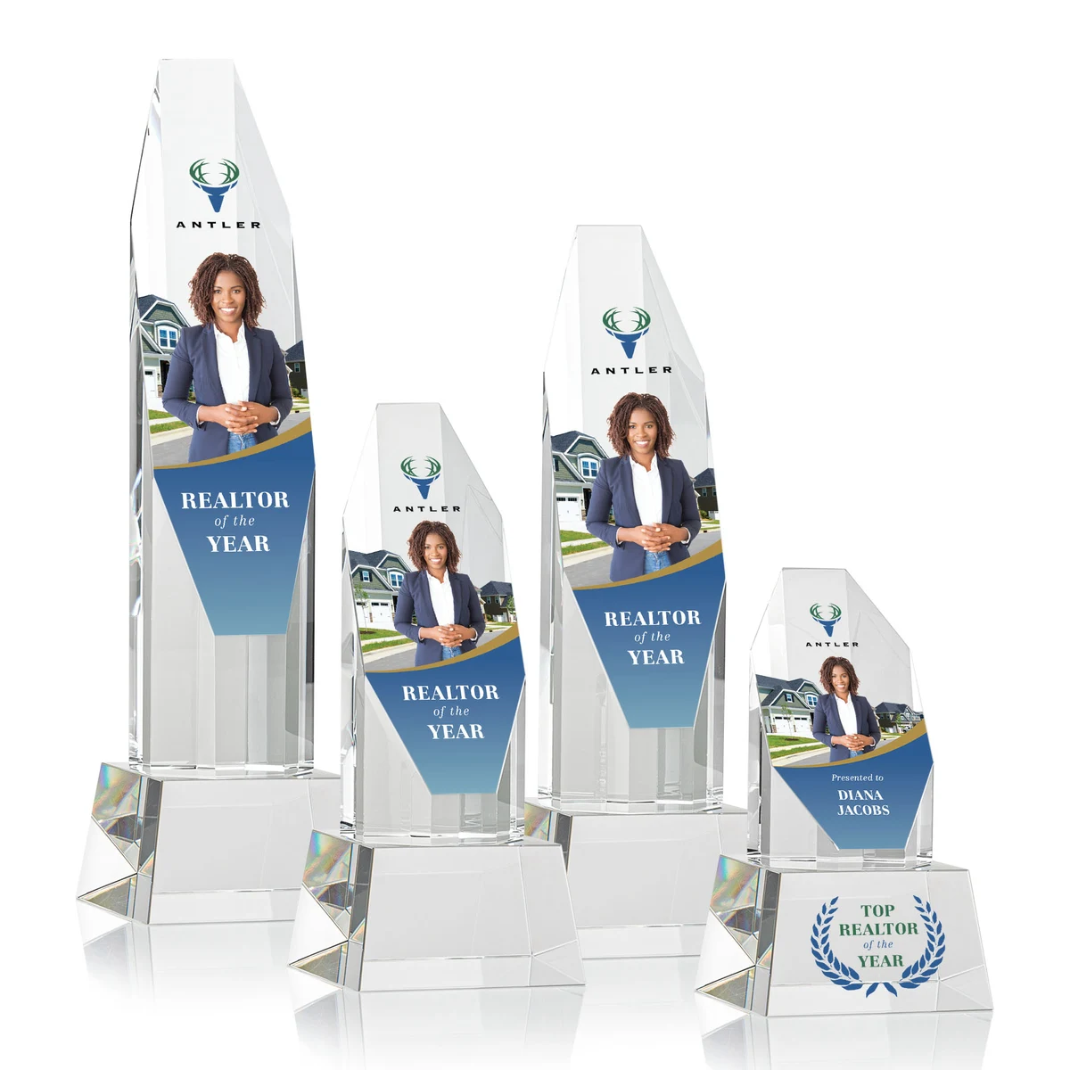 Barrhaven VividPrint™ Award on Base - Clear 1