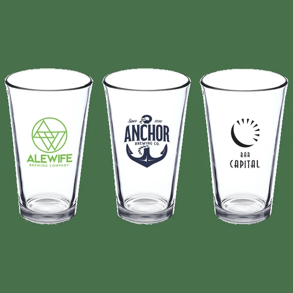 Thirsty 16 oz Pint Glasses 1