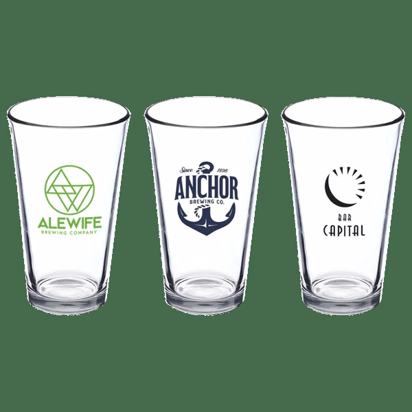 Thirsty 16 oz Pint Glasses