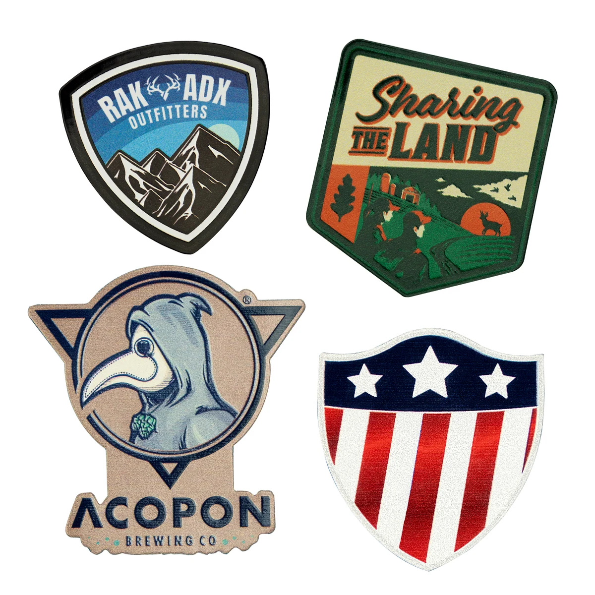 Full Color Faux Leather Patch (2") 1