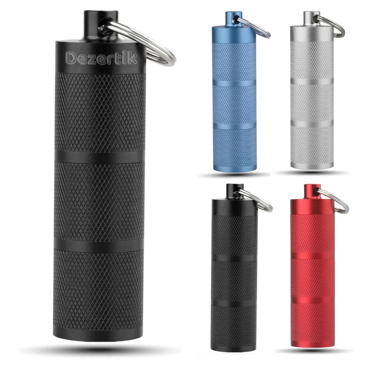 Compact Waterproof Aluminum Pill Container for First Aid 1