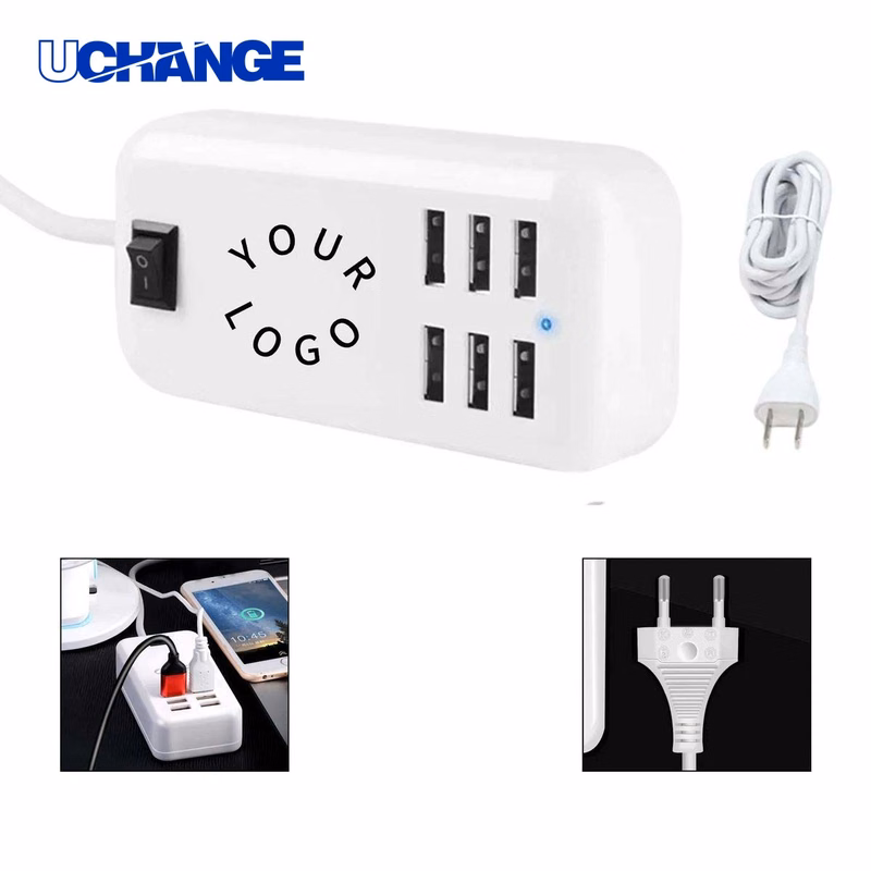 Compact 6 Port USB Charging Hub
