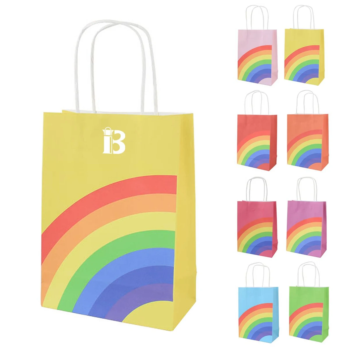 Kraft Paper Rectangular Tote Gift Bag 1