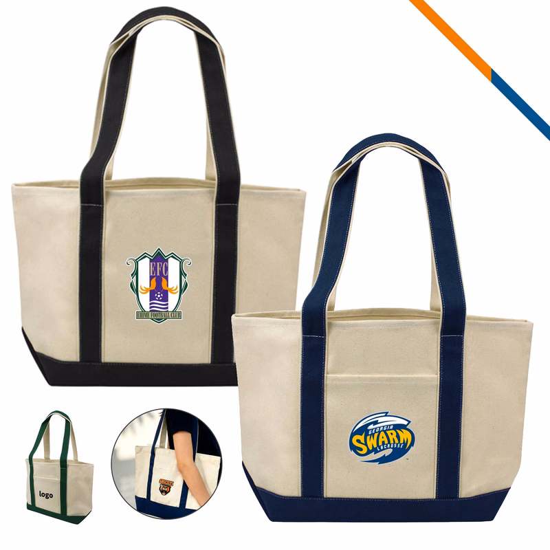 OarOver 18 oz. Heavy-Duty Cotton Canvas Boat Tote Bag