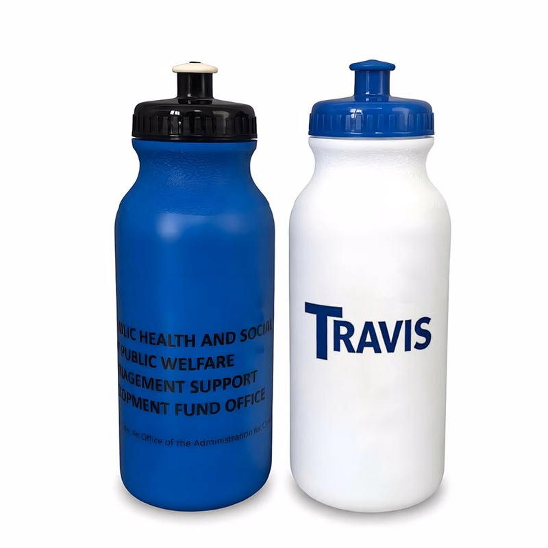 Plastic Water Bottles - 20 oz Custom drinkware