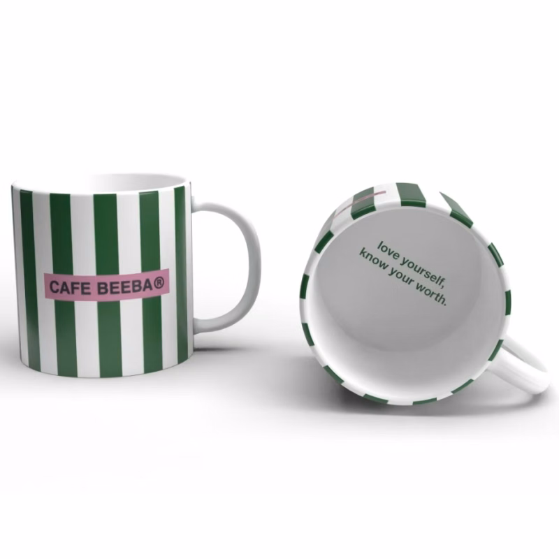 12 oz. Ceramic Mug with Interior Logo