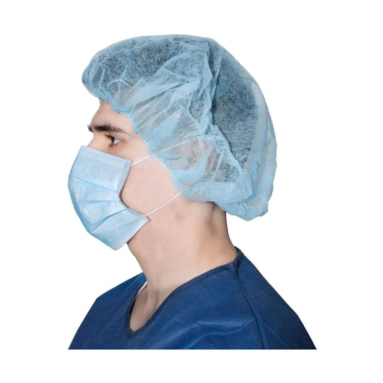 Bouffant Cap Blue - 24" 1
