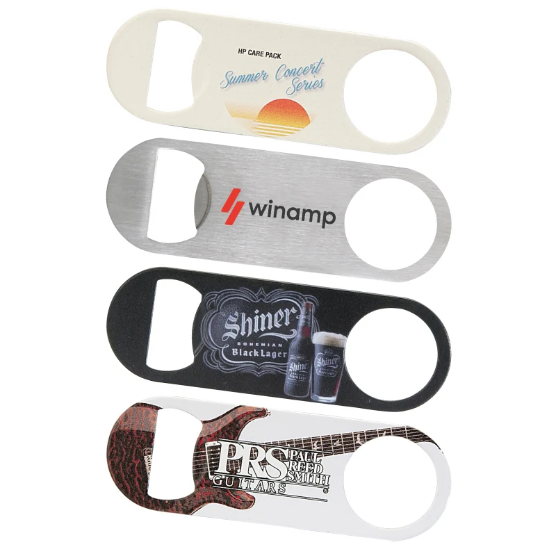 Short Paddle Style Stainless Steel Bottle Opener 1