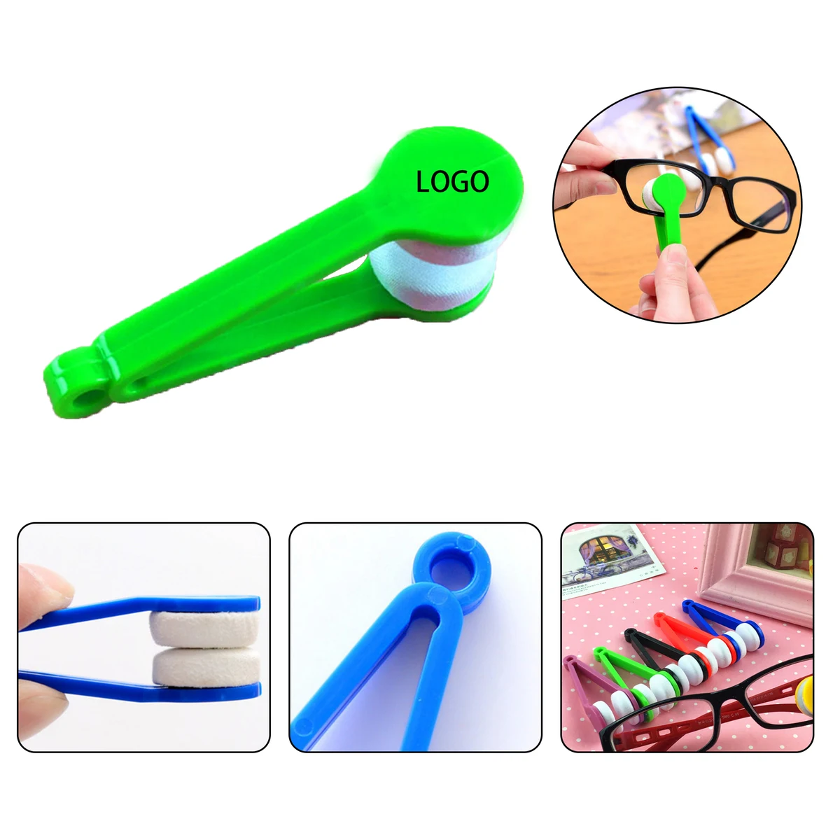 MOQ:50pcs Eyewear Cleaning Clip 1